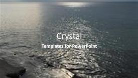  Presentation with new york state - Audience pleasing theme consisting of lake erie state park new york backdrop and a dark gray colored foreground