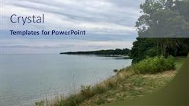  Presentation with new york state - Slides consisting of lake erie state park new background and a lemonade colored foreground