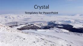  Presentation with power plant - Slides having lake far away tsakhkadzor armenia background and a light blue colored foreground