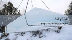  Presentation with lake ice - Slide set having lake for ice sculpture background and a  colored foreground