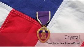  Presentation with wounded - Amazing presentation theme having lake-forest-ca-2-14 backdrop and a red colored foreground