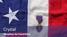  Presentation with purple heart - PPT theme consisting of lake-forest-ca-2-14 background and a ocean colored foreground