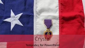  Presentation with purple heart - Presentation theme with lake-forest-ca-2-14 background and a red colored foreground
