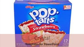  Presentation with pastries - Cool new presentation theme with lake-forest-ca-february-3 backdrop and a coral colored foreground