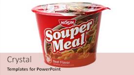  Presentation with flavor - Beautiful presentation theme featuring lake-forest-ca-usa-july backdrop and a red colored foreground