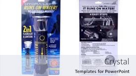  Presentation with batteries - Colorful presentation theme enhanced with lake-forest-ca-usa-july backdrop and a lemonade colored foreground