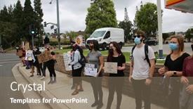  Presentation with black lives matter - 