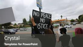  Presentation with black lives matter - 