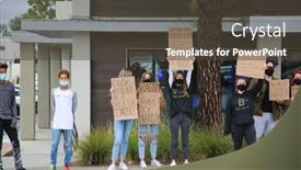  Presentation with black lives matter - 