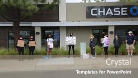  Presentation with black lives matter - 