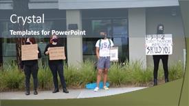  Presentation with black lives matter - 