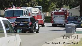  Presentation with fire emergency forest - 