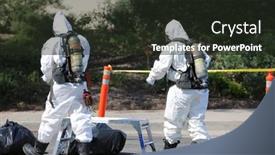  Presentation with hazardous materials - Beautiful theme featuring lake-forest-california-may-23 backdrop and a wine colored foreground