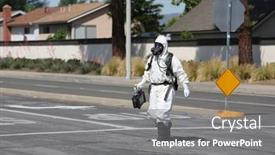  Presentation with hazardous materials - Theme consisting of lake-forest-california-may-23 background and a gray colored foreground