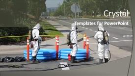  Presentation with truck accident - Slide deck having lake-forest-california-may-23 background and a dark gray colored foreground