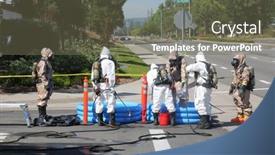  Presentation with truck accident - PPT layouts consisting of lake-forest-california-may-23 background and a gray colored foreground