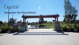  Presentation with veterans - Amazing presentation theme having lake-forest-california-usa-february backdrop and a light blue colored foreground