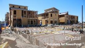  Presentation with apartments - Beautiful slide set featuring lake-forest-california-usa-february backdrop and a gray colored foreground