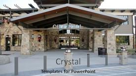  Presentation with events - Slide deck having lake-forest-california-usa-january background and a light blue colored foreground