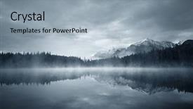  Presentation with foggy - Cool new presentation with lake herbert in a foggy backdrop and a light blue colored foreground