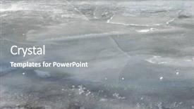  Presentation with lake ice - Presentation theme with lake ice - frozen river in swiss alps background and a  colored foreground