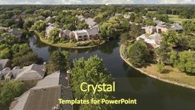  Presentation with community - Cool new theme with lake in northbrook illinois backdrop and a tawny brown colored foreground