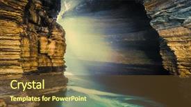  Presentation with nepal - Slides featuring lake in pokhara nepal background and a tawny brown colored foreground