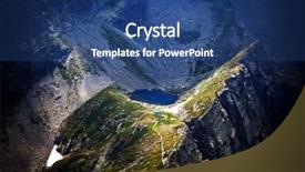  Presentation with beautiful mountains river lake sky nature - Slide deck consisting of lake in the fagaras mountains background and a  colored foreground