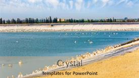  Presentation with israel - PPT theme enhanced with lake-in-the-hefer-valley background and a  colored foreground