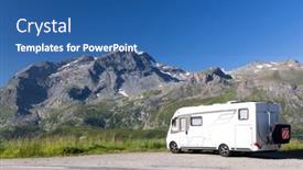  Presentation with lac - PPT theme with lake-lac-du-mont-cenis background and a  colored foreground