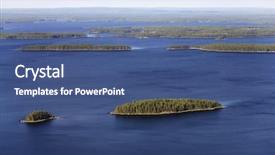  Presentation with election in finland voting - Beautiful PPT theme featuring lake landscape in finland lake backdrop and a ocean colored foreground