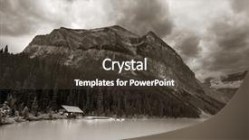  Presentation with banff national park - Amazing presentation having lake louise in banff national backdrop and a  colored foreground