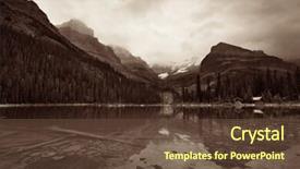  Presentation with canadian culture canada china national - Amazing PPT theme having lake o'hara with waterfront backdrop and a  colored foreground