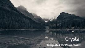  Presentation with canadian culture canada china national - Cool new PPT layouts with lake o'hara with waterfront backdrop and a dark gray colored foreground