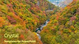  Presentation with how to design a landscape - Theme enhanced with kinetics - autumn landscape in kinugawa background and a tawny brown colored foreground