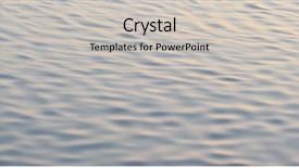  Presentation with beautiful fresh leaves water drops - Amazing PPT theme having water surface with a beautiful bokeh of sun glares backdrop and a light gray colored foreground