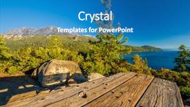  Presentation with tahoe - Amazing PPT layouts having lake tahoe landscape in california backdrop and a  colored foreground