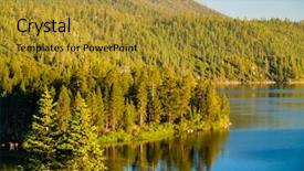  Presentation with tahoe - Presentation design enhanced with lake tahoe landscape in california background and a  colored foreground