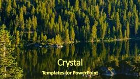  Presentation with tahoe - Presentation featuring lake tahoe landscape in california background and a  colored foreground