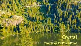  Presentation with tahoe - Colorful slide deck enhanced with lake tahoe landscape in california backdrop and a  colored foreground