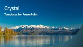  Presentation with new zealand - Slide deck enhanced with lake wanaka and buchanan peak background and a dark gray colored foreground