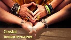  Presentation with pregnancy yoga - Amazing PPT layouts having lake wearing lot of bracelet backdrop and a tawny brown colored foreground