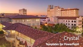  Presentation with florida - Amazing PPT layouts having lakeland-florida-usa-downown-cityscape backdrop and a tawny brown colored foreground