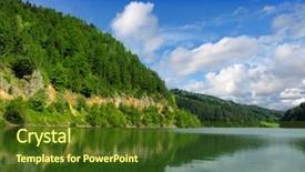  Presentation with smokey mountain - Audience pleasing slide set consisting of lakes blue - mountain lake tara backdrop and a tawny brown colored foreground