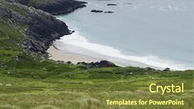  Presentation with killarney - Presentation having lakes of killarney county kerry background and a tawny brown colored foreground