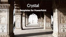  Presentation with india fort - Presentation consisting of lal qila - re d fort background and a black colored foreground