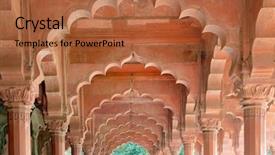  Presentation with india fort - Amazing slide deck having lal qila - red fort backdrop and a red colored foreground
