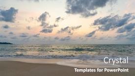  Presentation with thailand - Amazing slide deck having lamai-beach-in-koh-samui backdrop and a gray colored foreground