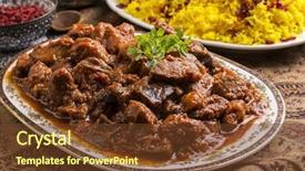  Presentation with eggplant - PPT layouts featuring engineering - back view of engineer woman background and a gray colored foreground