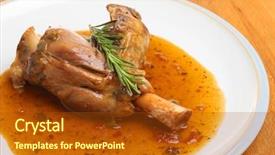  Presentation with herb - Cool new presentation theme with old horse ring guardia perticara basilicata italy backdrop and a gray colored foreground